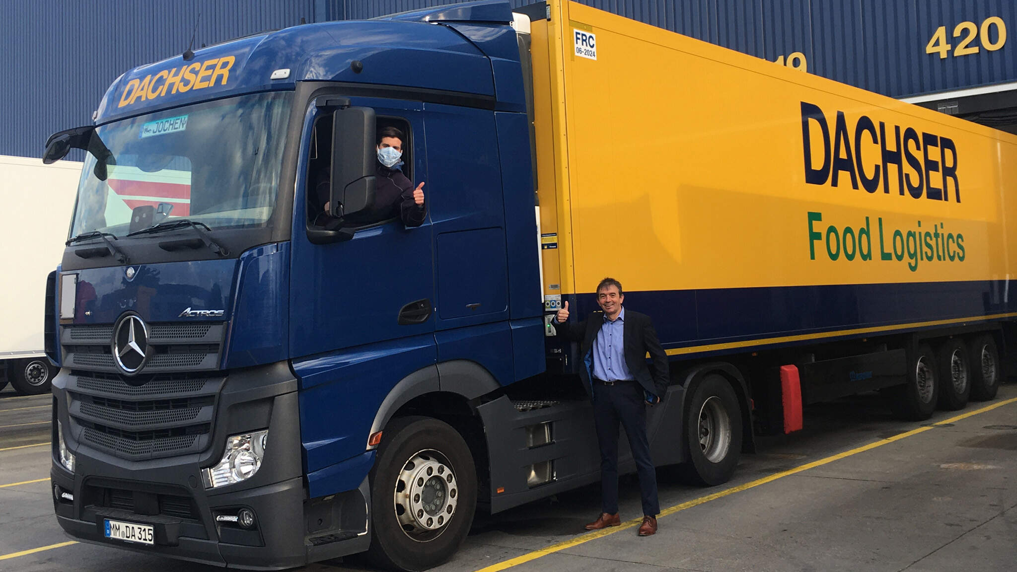 Christian Ludwig and J&uuml;rgen Schneider, DACHSER Logistics center Allg&auml;u in Memmingen